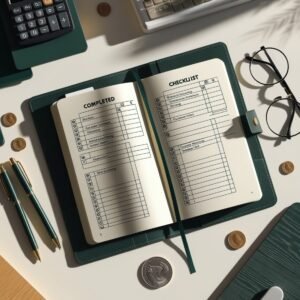 Caderno para check list